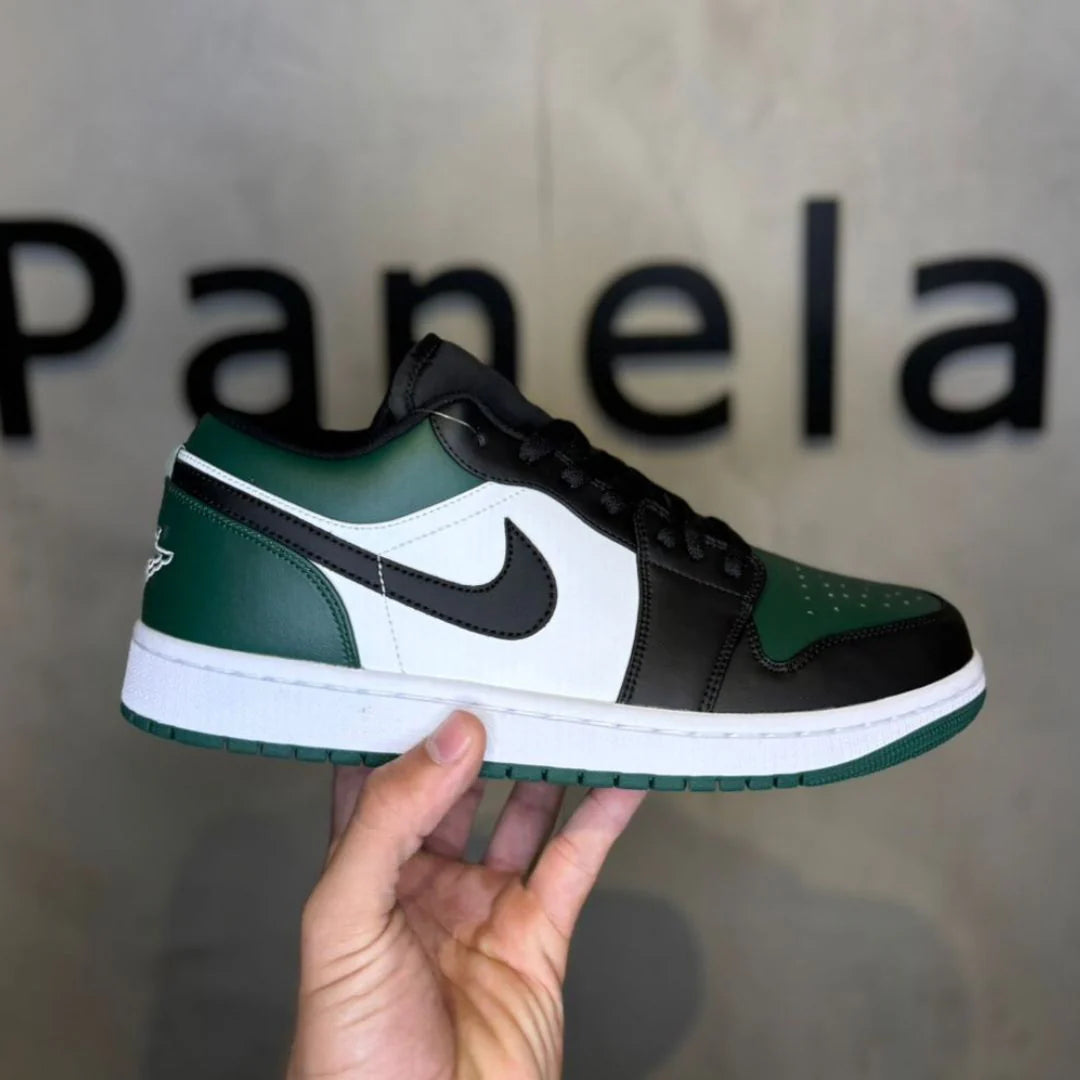 NIKE AIR JORDAN 1 LOW GREEN TOE