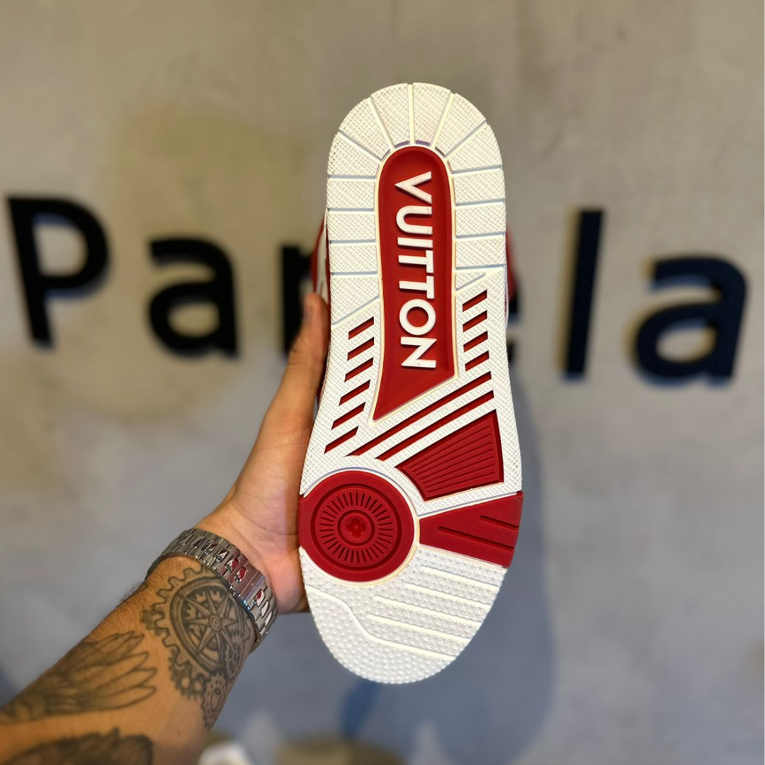 LV SKATE VERMELHO/BRANCO