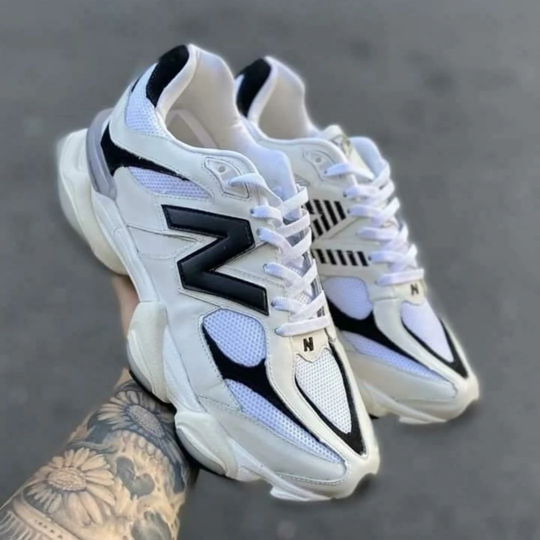 NEW BALANCE 9060 WHITE BLACK